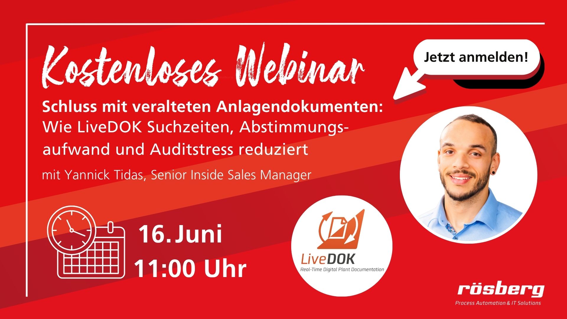 Webinar am 16. Juni – Schluss mit veralteten Anlagendokumenten: Wie LiveDOK Suchzeiten, Abstimmungsaufwand und Auditstress reduziert